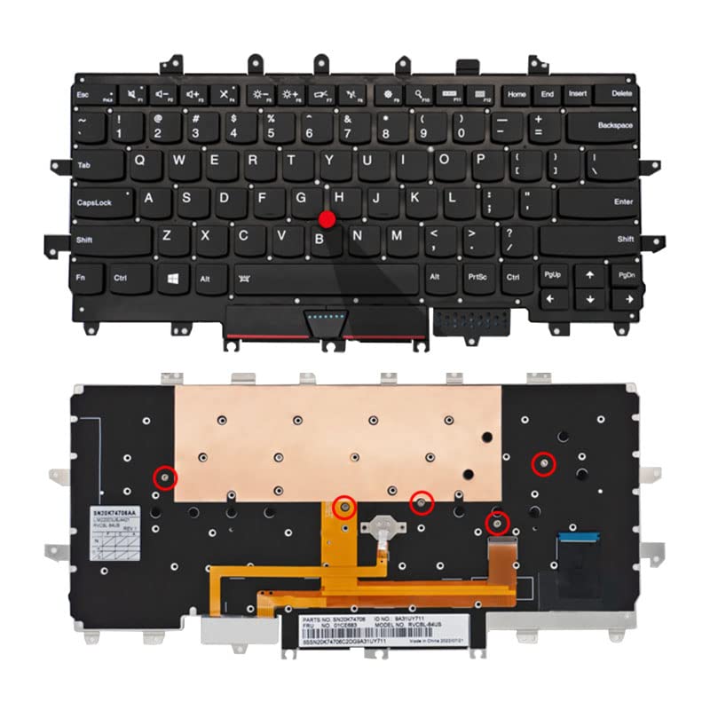 Amazon.com: Laptop Keyboard for Lenovo ThinkPad X1 Carbon 4th Gen
